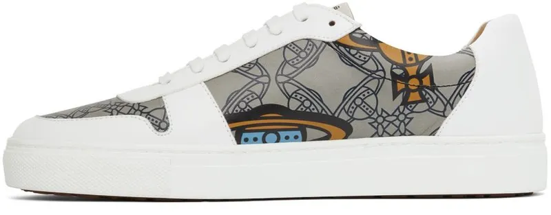 Vivienne Westwood White Apollo Low-Top Sneakers (75020002M-C0008-)