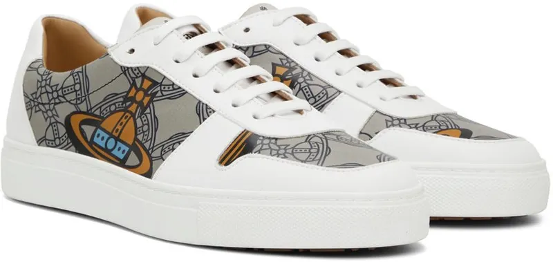 Vivienne Westwood White Apollo Low-Top Sneakers (75020002M-C0008-)