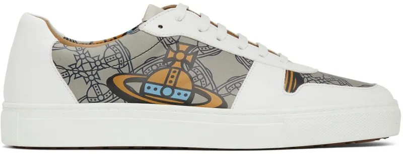 Vivienne Westwood White Apollo Low-Top Sneakers (75020002M-C0008-)