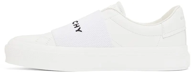 Givenchy White City Court Slip-On Sneakers (BH005XH14X100)
