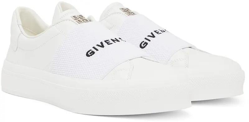 Givenchy White City Court Slip-On Sneakers (BH005XH14X100)