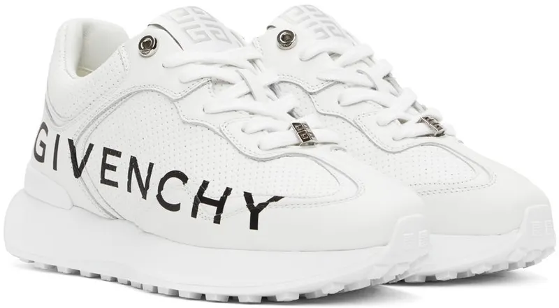 Givenchy White Runner Low-Top Sneakers (BE001TE1C5100)