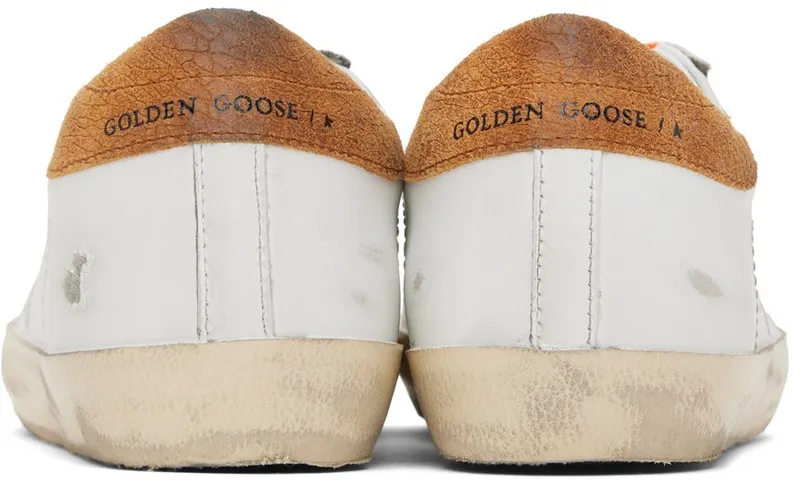 Golden Goose White Super-Star Classic Low-Top Sneakers (GMF00270.F002550.10904)