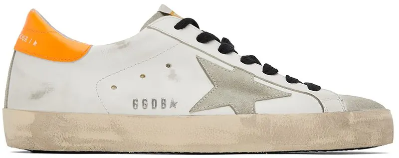 Golden Goose White Super-Star Classic Low-Top Sneakers (GMF00101.F002554.10907)