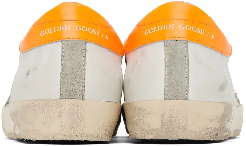 Golden Goose White Super-Star Classic Low-Top Sneakers (GMF00101.F002554.10907)