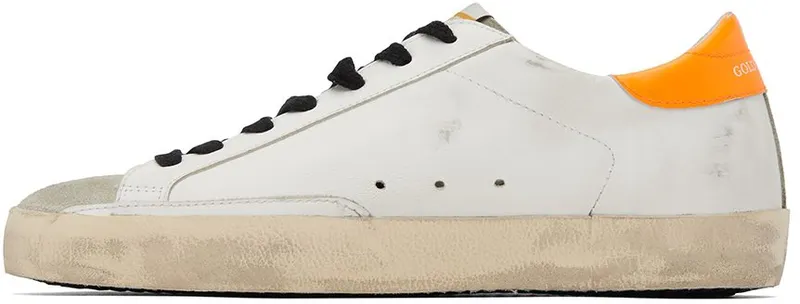 Golden Goose White Super-Star Classic Low-Top Sneakers (GMF00101.F002554.10907)