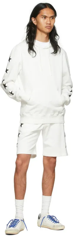 Golden Goose White Super-Star Penstar Classic Low-Top Sneakers (GMF00175.F002553.1090)
