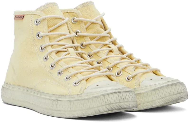 Acne Studios Black Ballow Tumbled High Sneakers (BD0217-)