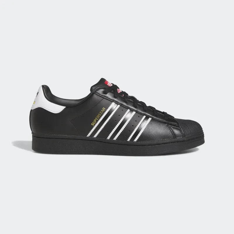 adidas Superstar Core Black / Cloud White / Team Power Red (GX9877)