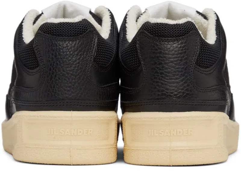 Jil Sander Black Basket Low-Top Sneakers (JSMU860009 MUZ00004N)