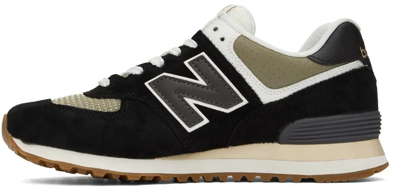 New Balance Black ML574 Sneakers (ML574DO)