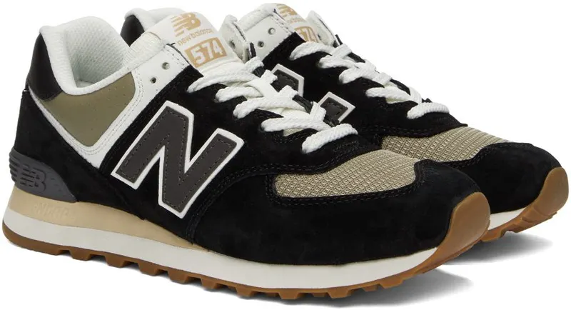 New Balance Black ML574 Sneakers (ML574DO)