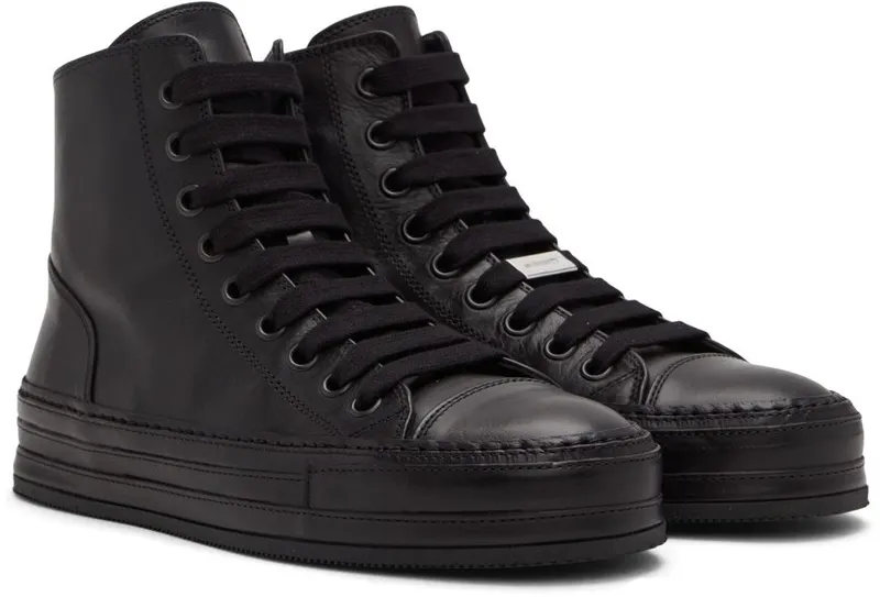 Ann Demeulemeester Black Raven Sneakers (2201-M-N01-385-099)