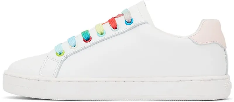 Palm Angels Kids White & Pink Palm 1 Sneakers (PGIA002S22LEA0020130)