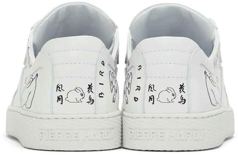 Pierre Hardy Shinsuke Kawahara Editon White Usagi 104 Sneakers (VX02)