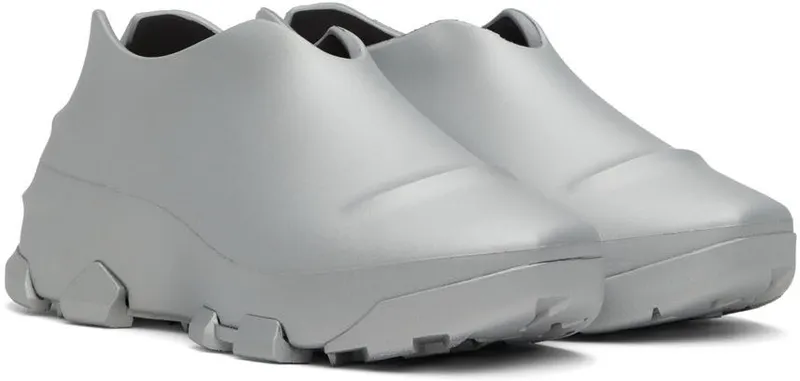 Givenchy Silver Monumental Mallow Low Sneakers (BHZ013H13W)