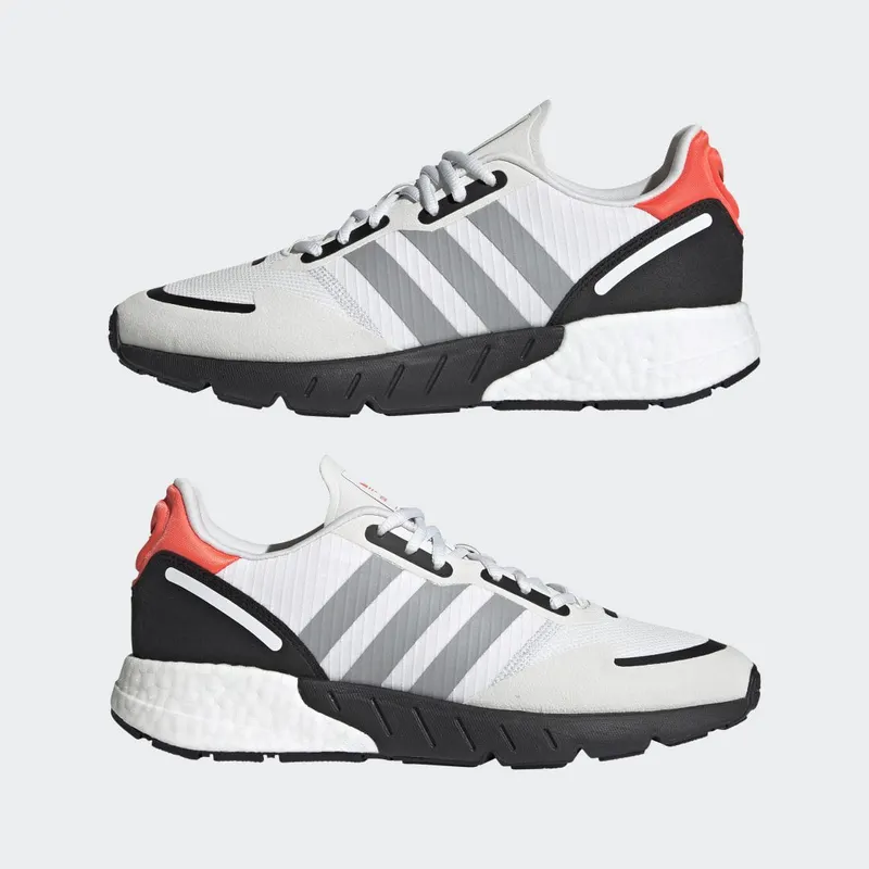 adidas ZX 1K Boost Crystal White / Silver Metallic / Core Black (FY5648)