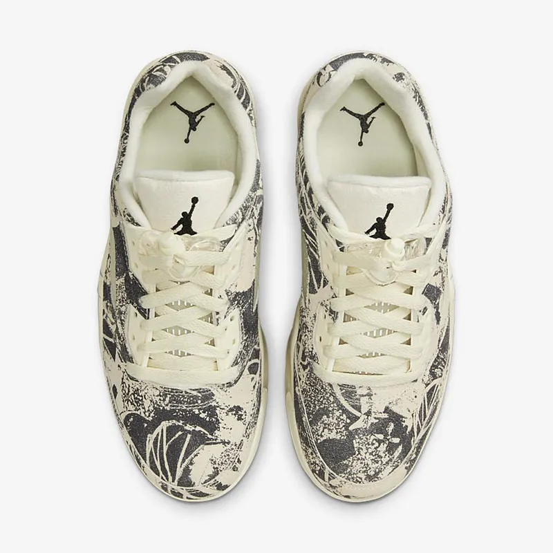 Air Jordan 5 Low “Expression” Coconut Milk / White / Black (DA8016-100)