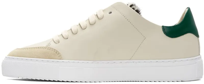Axel Arigato Beige & Green Animal Triple Clean 90 Sneakers (28646)