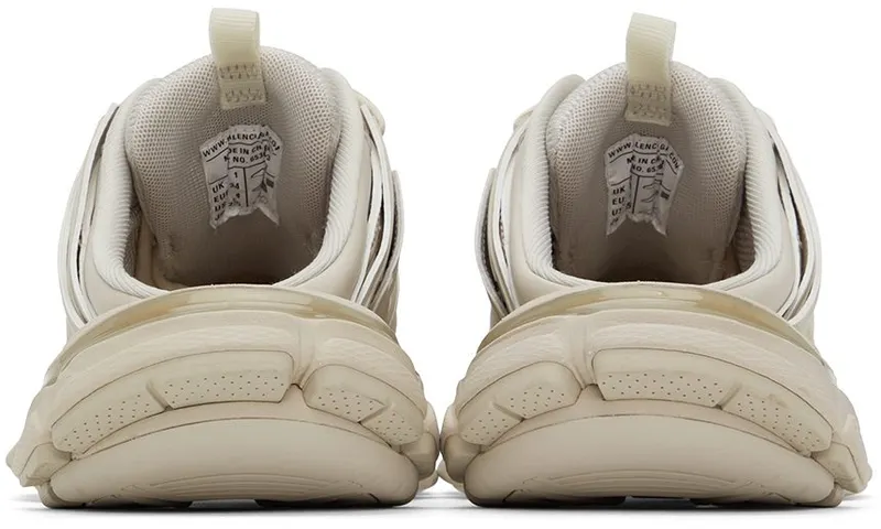 Balenciaga Beige Track Mules (653813 W3DA3)