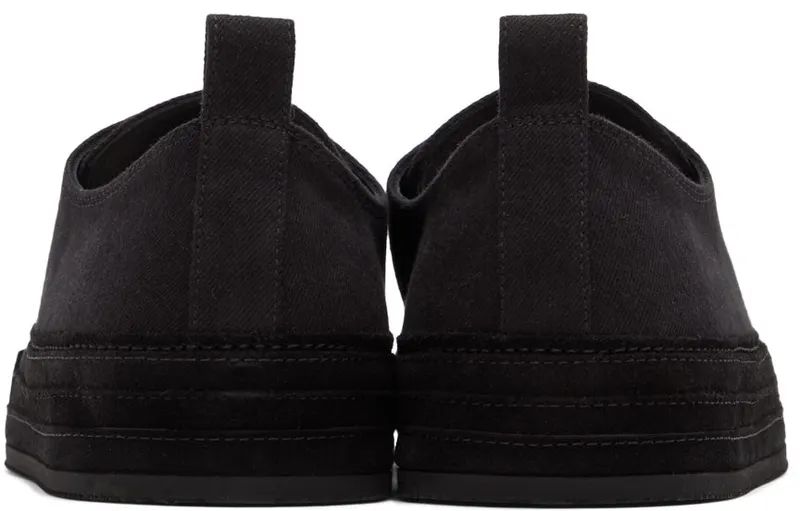 Ann Demeulemeester Black Denim Gert Sneakers (2201-M-N03-185-099)