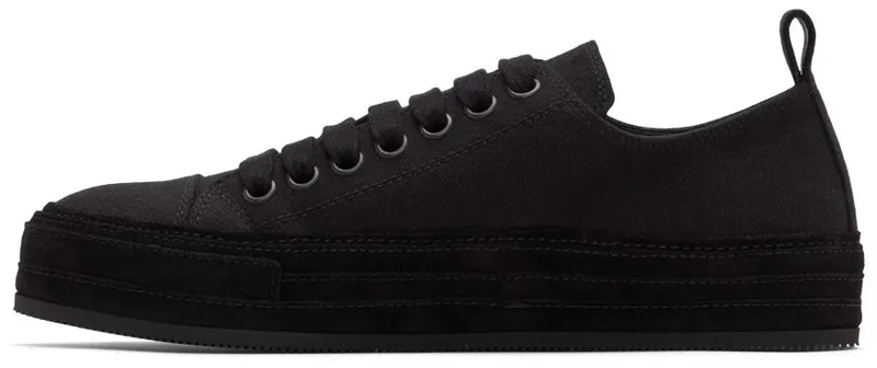 Ann Demeulemeester Black Denim Gert Sneakers (2201-M-N03-185-099)
