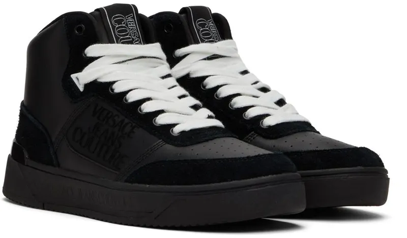 Versace Jeans Couture White & Black Starlight Sneakers (E72YA3SJ2 EZP080)