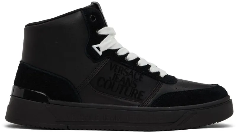 Versace Jeans Couture White & Black Starlight Sneakers (E72YA3SJ2 EZP080)