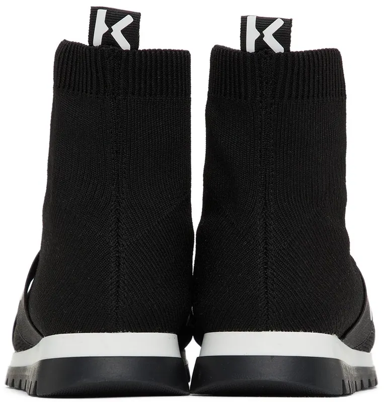 Kenzo Kids Black Sport Trainer Sneakers (K59020)