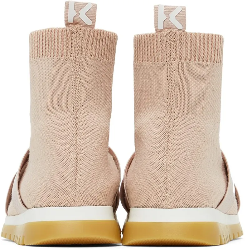 Kenzo Kids Pink Sport Trainer Sneakers (K19036)