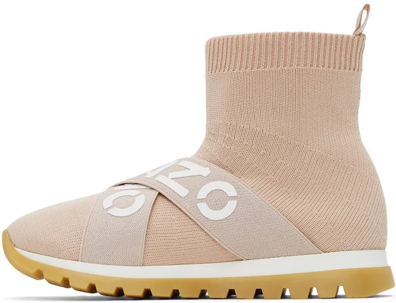 Kenzo Kids Pink Sport Trainer Sneakers (K19036)