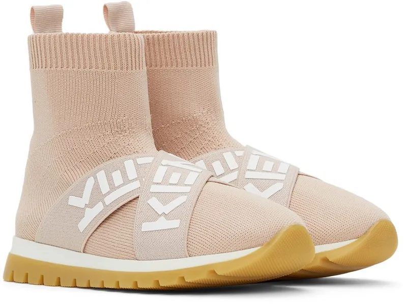 Kenzo Kids Pink Sport Trainer Sneakers (K19036)