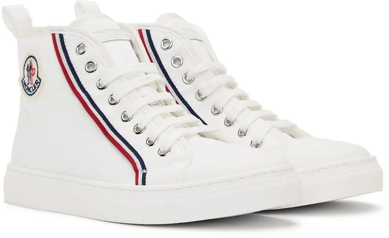 Moncler Enfant Kids White Anyse II High-Top Sneakers (H19544M71600M1892)