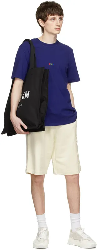 MSGM Off-White & Red Vortex Sneakers (3240MS701 401)