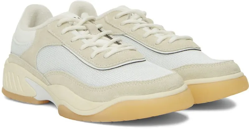 A.P.C. White & Beige Andrea Court Sneakers (PSAGV-M56116)