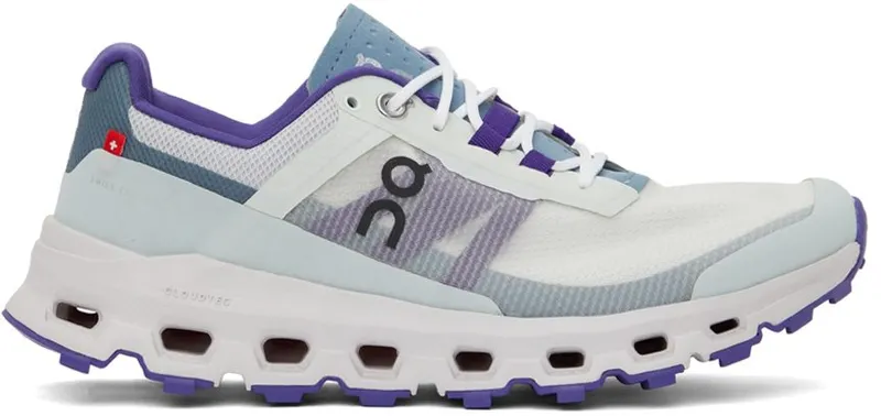 On White & Purple Cloudvista Sneakers (64.99057)