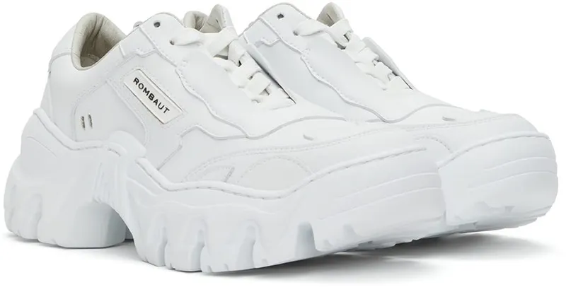 Rombaut White Boccaccio II Low-Top Sneakers (S22-B-002)