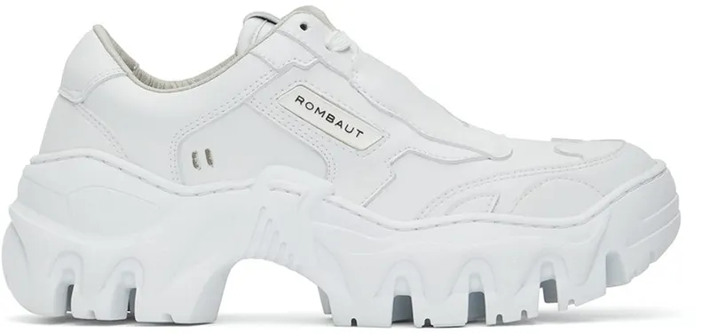 Rombaut White Boccaccio II Low-Top Sneakers (S22-B-002)