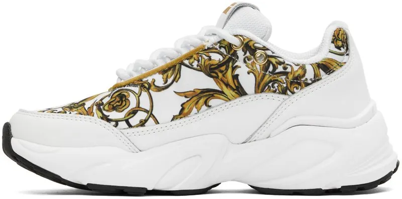Versace Jeans Couture Black Wave Sneakers (E72VA3SW4EZS231)