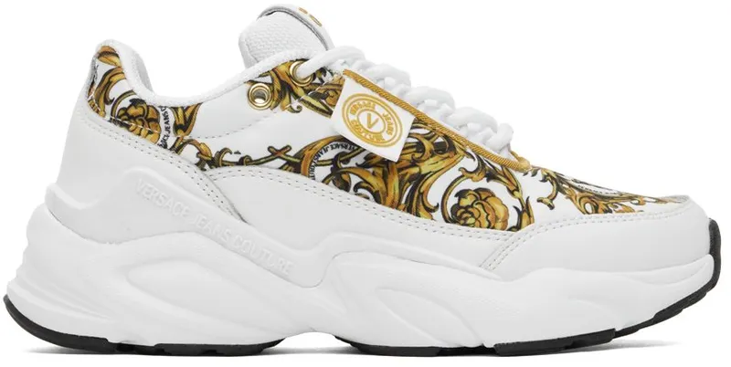 Versace Jeans Couture Black Wave Sneakers (E72VA3SW4EZS231)