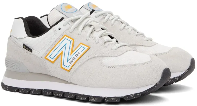 New Balance Grey 574 Rugged GTX Low-Top Sneakers (M574DGRX)