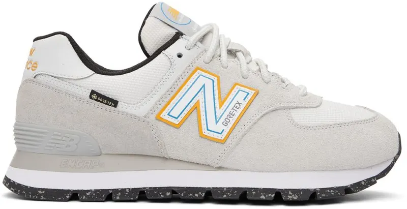 New Balance Grey 574 Rugged GTX Low-Top Sneakers (M574DGRX)