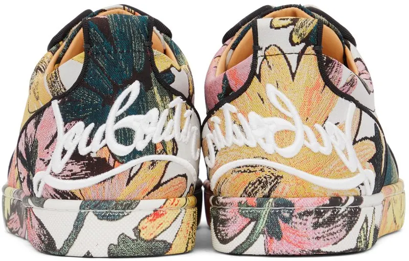 Christian Louboutin Multicolor Fun Louis Junior Spikes Sneakers (1220657)