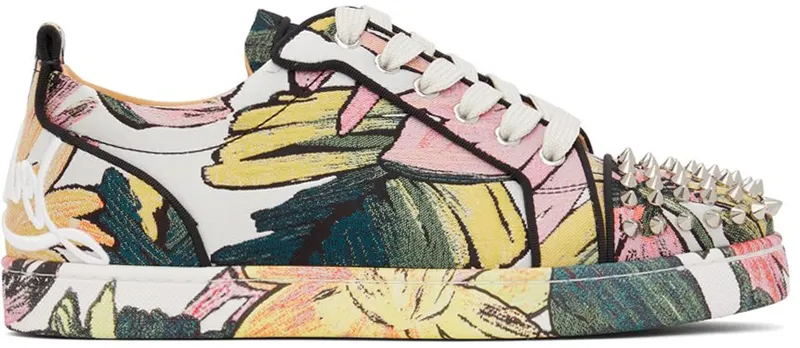Christian Louboutin Multicolor Fun Louis Junior Spikes Sneakers (1220657)