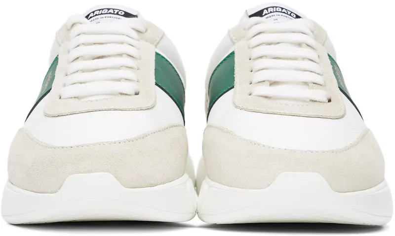 Axel Arigato SSENSE Exclusive White & Green Genesis Vintage Sneakers (27566)