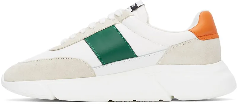 Axel Arigato SSENSE Exclusive White & Green Genesis Vintage Sneakers (27566)