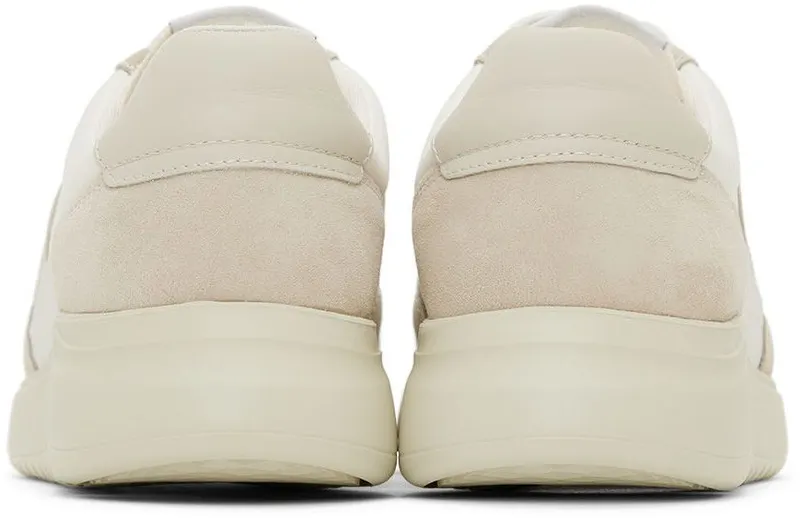 Axel Arigato White & Taupe Genesis Vintage Runner Sneakers (84077)