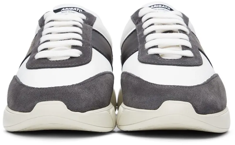 Axel Arigato White & Grey Genesis Vintage Sneakers (35043)
