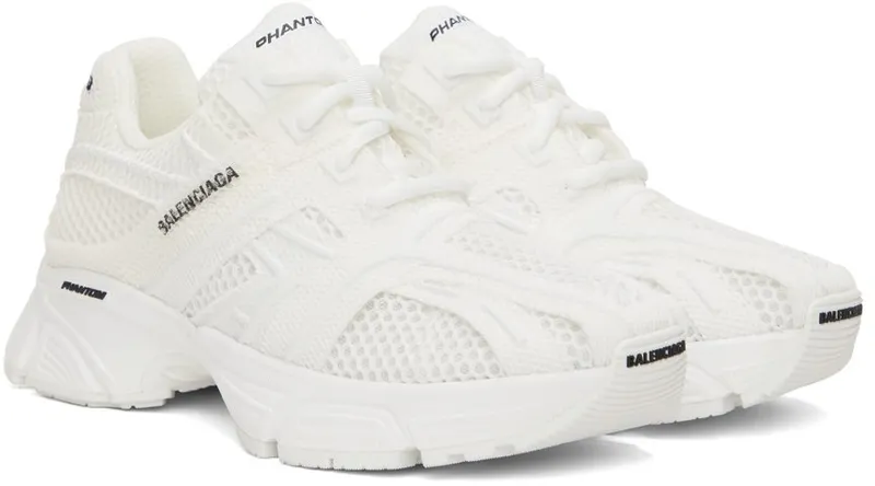 Balenciaga White Phantom Sneakers (678869-W2E92-9000)