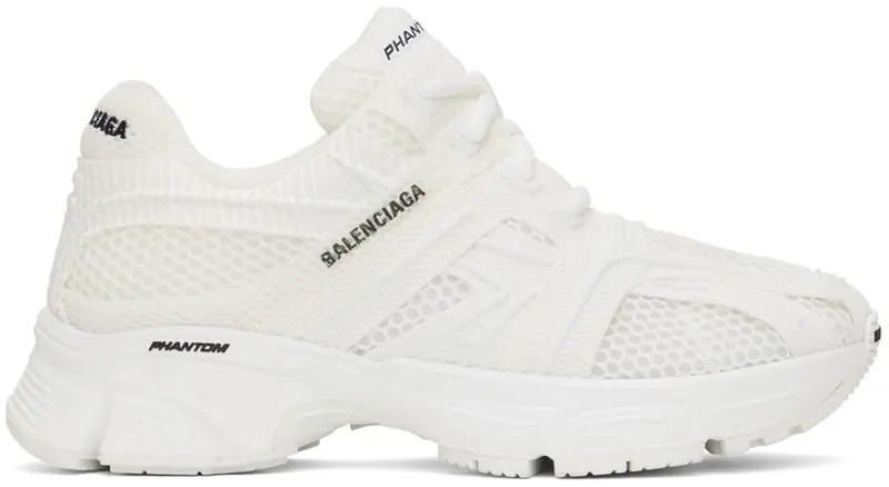 Balenciaga White Phantom Sneakers (678869-W2E92-9000)